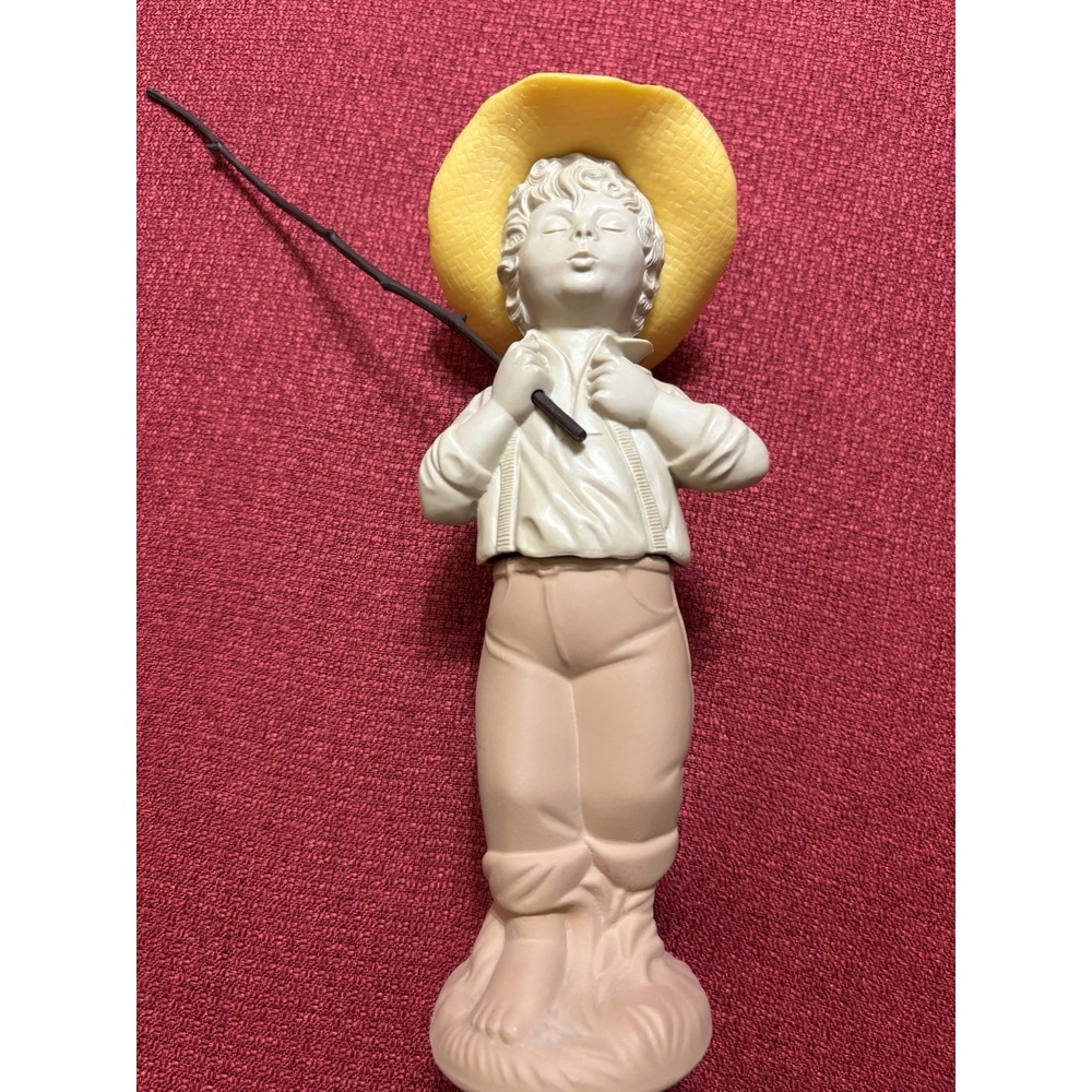 Vintage Avon Catch-A-Fish Sonnet Cologne Boy with Fishing Stick Empty No Box